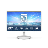 Philips V Line 241V8AW/00 computerskærm 60,5 cm (23.8") 1920 x 1080 pixel Fuld HD LCD Hvid