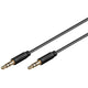 Goobay 69117 lydkabel 1 m 3.5mm Sort