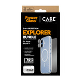 PanzerGlass ® | CARE by ® 3-in-1 Explorer Pakke iPhone 17