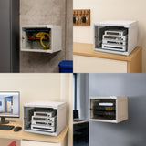 Extralink LITE 4U 10 280X310 WALL-MOUNTED RACKMOUNT CABINET GRAY Fritstående/væg-/gulvmonteret stativ Grå
