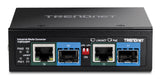 Trendnet TI-BF22SFP netværksomformer til medie 1000 Mbit/s Sort