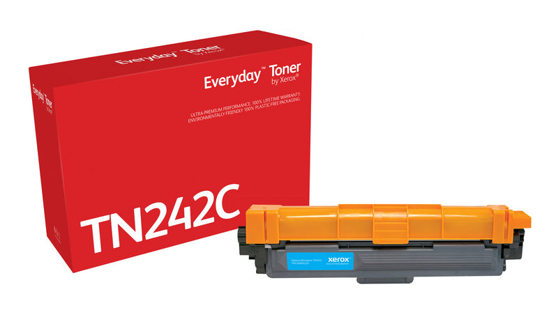 Everyday™ Cyan Toner by Xerox compatible with Brother TN242C, Standard kapacitet