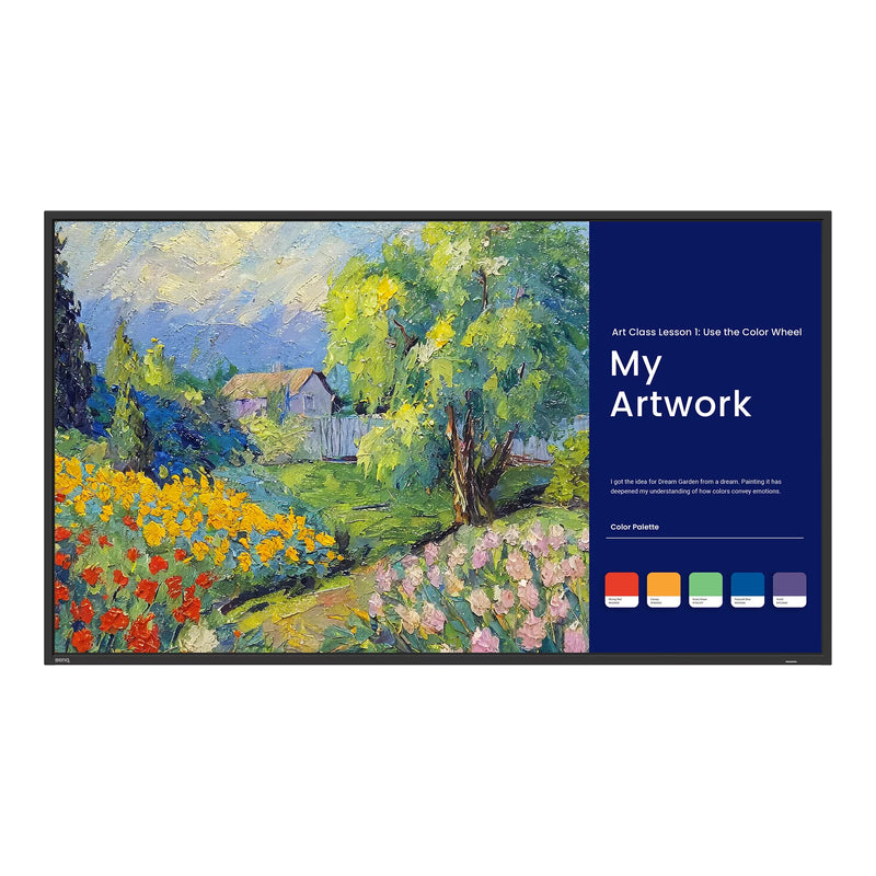BenQ SL4304 Digital fladpaneldisplay 109,2 cm (43") LCD 500 cd/m² 4K Ultra HD Sort Indbygget processer Android