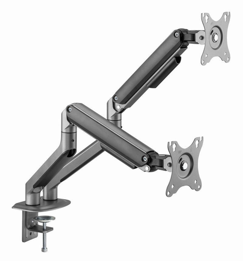 Gembird MA-DA2-05 skærmbeslag og -stativer 81,3 cm (32") Skrivebord Grå