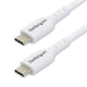 StarTech.com USB2CC1MNCWHE USB-kabel USB 2.0 1 m USB C 0,48 Gbit/sek. 60 W Hvid