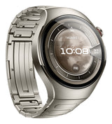 Huawei WATCH 5 3,81 cm (1.5") AMOLED 46 mm Digital 466 x 466 pixel Berøringsskærm Sølv Wi-Fi GPS (satellit)