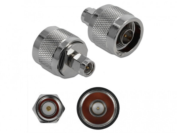 DeLOCK 89981 kabel kønsskifter SMA Nikkel
