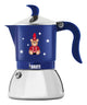 Bialetti 0006649 manuel kaffemaskine Moka gryde 0,473 L Blå, Rød, Rustfrit stål