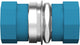 EFB Elektronik 53344.3 fiber adapter FC/PC Blå, Metallic