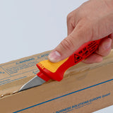 Knipex 98 52 Orange, Rød Fast klingekniv