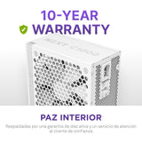 NZXT C1000 Gold ATX 3.1 enhed til strømforsyning 1000 W 24-pin ATX Hvid