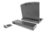 Digitus DS-72213 KVM Switch Stativ-montering Sort