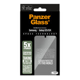 PanzerGlass ® Ceramic Skærmbeskyttelse Samsung Galaxy S25 | S24 | Ultra-Wide Fit m. EasyAligner