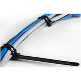 StarTech.com CBMZTRB8BK kabelsamler Udløselig kabelbinder Nylon, Plast Sort 100 stk