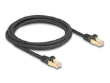 DeLOCK 80318 netværkskabel Sort 2 m Cat6a S/FTP (S-STP)