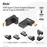 CLUB3D CAC-1528 kabel kønsskifter USB C Sort