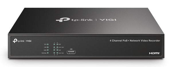 TP-Link VIGI NVR1004H-4P-2TB Sort
