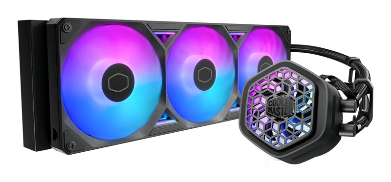 Cooler Master MasterLiquid Atmos II 360 VRM Fan Black Processor Alt-i-en væskekøler 12 cm Sort 1 stk