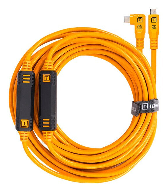 Tether Tools CUC31RT2-ORG USB-kabel USB 3.2 Gen 1 (3.1 Gen 1) 9,4 m USB C 5 Gbit/sek. Orange