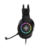 Deltaco Gaming DH220 USB Stereo Gaming Headset, RGB, Black