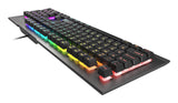 GENESIS Rhod 500 RGB tastatur Spil USB QWERTY Spansk Sort, Grå