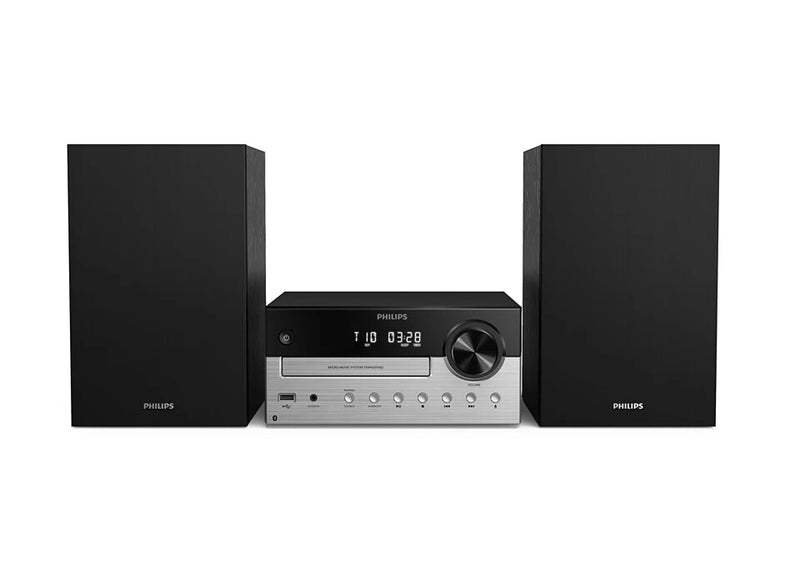 Philips TAM4205M2/12 stereoanlæg Home audio micro system 80 W Sort, Sølv