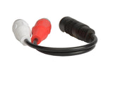 Prokord AUDIO-0005 lydkabel 0,1 m 3.5mm 2 x RCA Sort