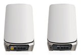 NETGEAR Orbi Quad-band RBKE963 AXE11000 WiFi 6E Mesh System Quad-band (2.4 GHz / 5 GHz-1 / 5 GHz-2 / 6 GHz) Wi-Fi 6 (802.11ax) Grå, Hvid 16 Intern