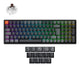 Keychron K4 QMK tastatur Universel USB + RF Wireless + Bluetooth Nordisk Sort