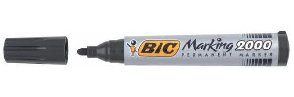 BIC Marking 2000 speedmarker Projektilspids Sort 12 stk