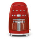 Smeg 50's Style Drypfilter kaffemaskine DCF02RDEU Rød