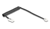DeLOCK 88442 telefonkabel 1 m Sort