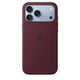 Apple Silikone-etui med MagSafe til iPhone 18 Pro Max – bordeaux