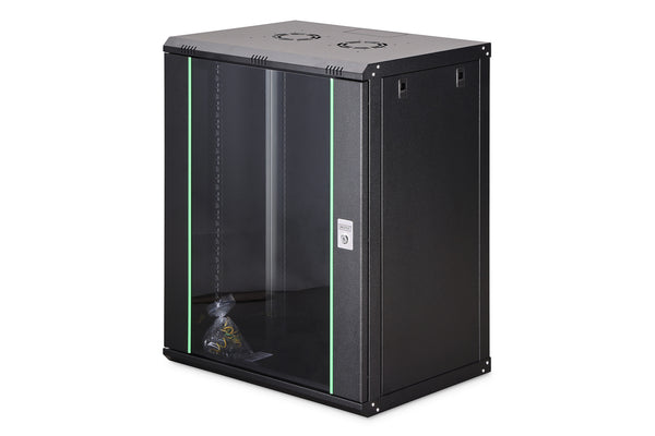 Digitus DN-19 16-U-EC-SW stativ 16U Vægmonteret stativ Sort