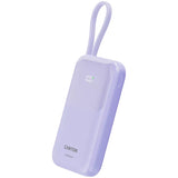 Canyon power bank OnPower 101 built-in cable 10000 mAh PD22.5W Violetin Lithium-Ion (Li-Ion) Lilla