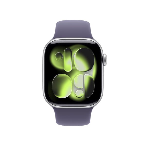 Apple Watch Series 11 OLED 42 mm Digital 374 x 446 pixel Berøringsskærm Sølv Wi-Fi GPS (satellit)