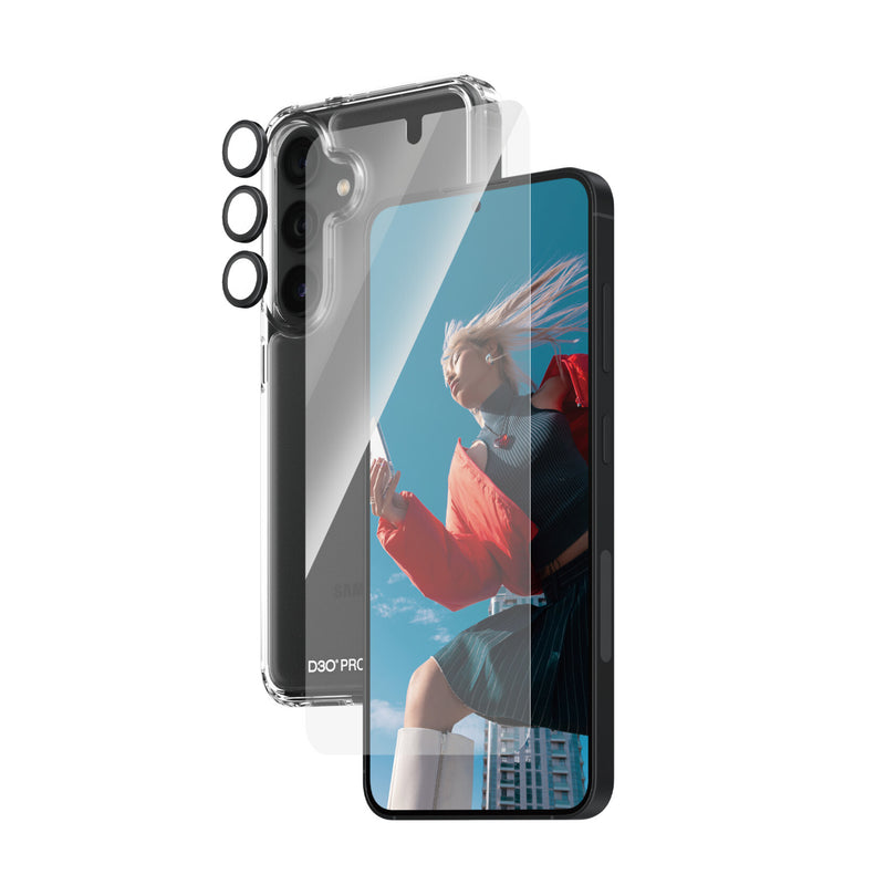 PanzerGlass ® 3-i-1 Pakke Samsung Galaxy S24 | Ultra-Wide Fit