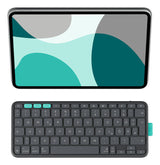 Logitech Flip Folio QWERTZ Tysk Bluetooth Grafit