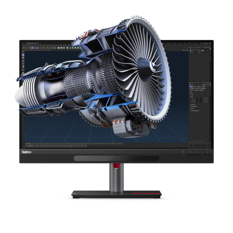 Lenovo ThinkVision 27 3D computerskærm 68,6 cm (27") 3840 x 2160 pixel 4K Ultra HD LED Sort