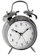 TFA-Dostmann 98.1043 vækkeur Quartz alarmur Sølv, Hvid