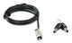 DICOTA BASE XX Laptop Lock Wedge kabellås Anthracit 1,5 m
