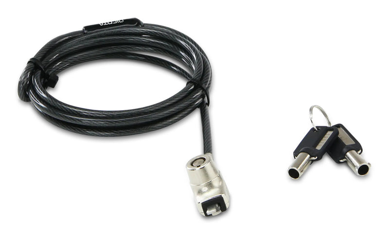DICOTA BASE XX Laptop Lock Wedge kabellås Anthracit 1,5 m
