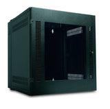 APC NetShelter WX Wall-Mount Enclosure 13U Glass Door Black Vægmonteret stativ Sort