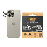 PanzerGlass ® Hoops® Metal Kameralinsebeskytter Natural iPhone 15 Pro | 15 Pro Max