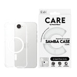 PanzerGlass CARE™ by ® Samba Case Transparent m. Hvid Qi Compatible iPhone 17e | 16e