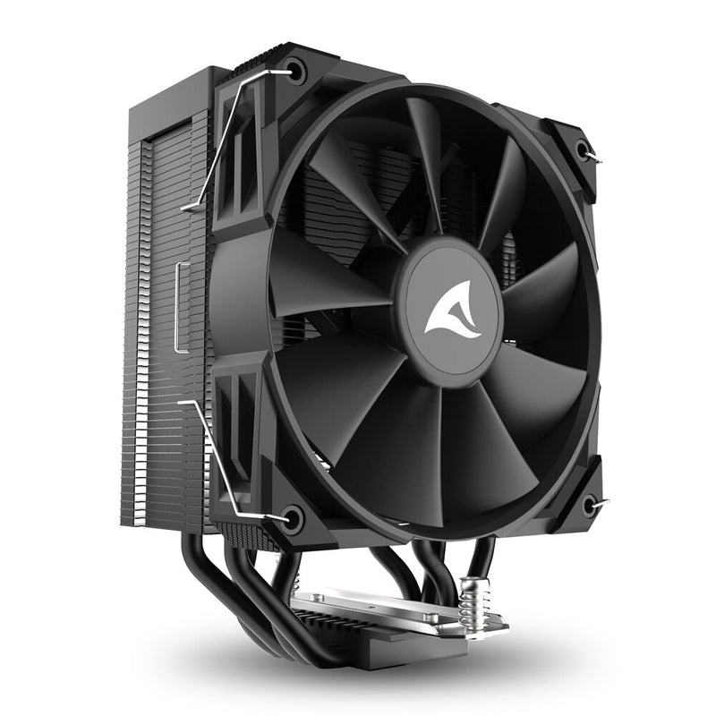 Sharkoon A40 Processor Luftkøler 12 cm Sort 1 stk