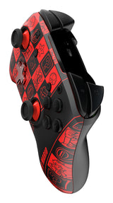 PDP REMATCH GLOW Sort, Grøn, Rød Gamepad Analog/digital Nintendo Switch, Nintendo Switch OLED