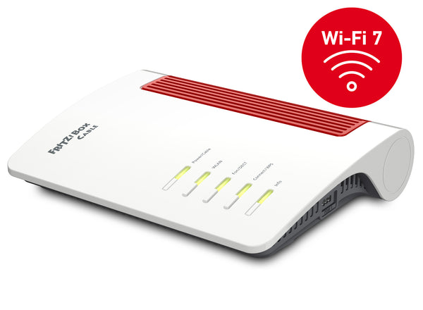 Box FRITZ! 6670 trådløs router Dual-band (2,4 GHz / 5 GHz) Hvid