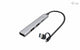 i-tec CAHUBMETALMINI4 interface hub USB 3.2 Gen 1 (3.1 Gen 1) Type-A + Type-C 5000 Mbit/s Sølv