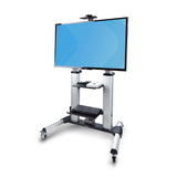 StarTech.com 1110C-MOBILE-TV-CART tv-beslag 2,54 m (100") Sort, Sølv